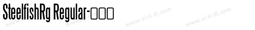 SteelfishRg Regular字体转换